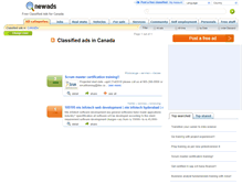 Tablet Screenshot of canada.newads.com